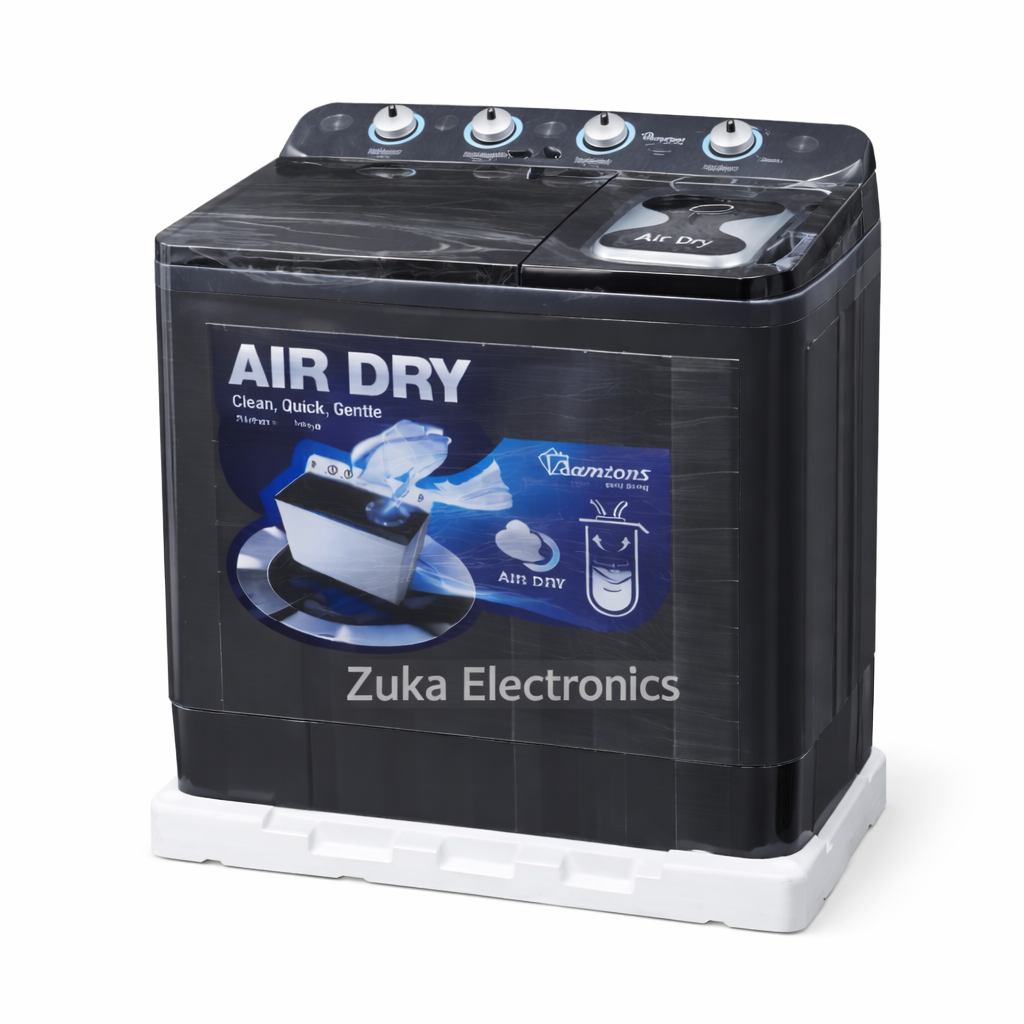 twin 10KGS RAMTOMS TOP LOAD TWIN TUB WASHING MACHINE RW/215 - Image 1