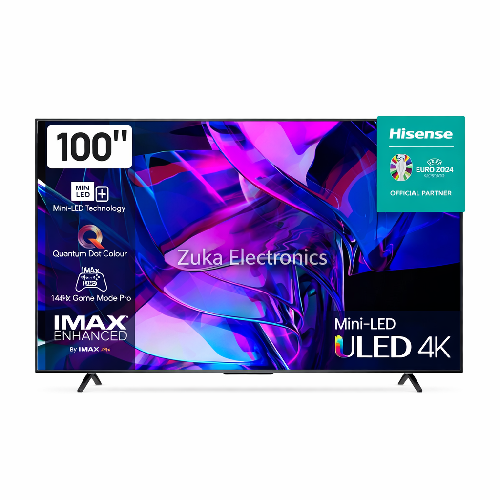 100 100" HISENSE SMART UK UHD MINILED 100U7Q - Image 1