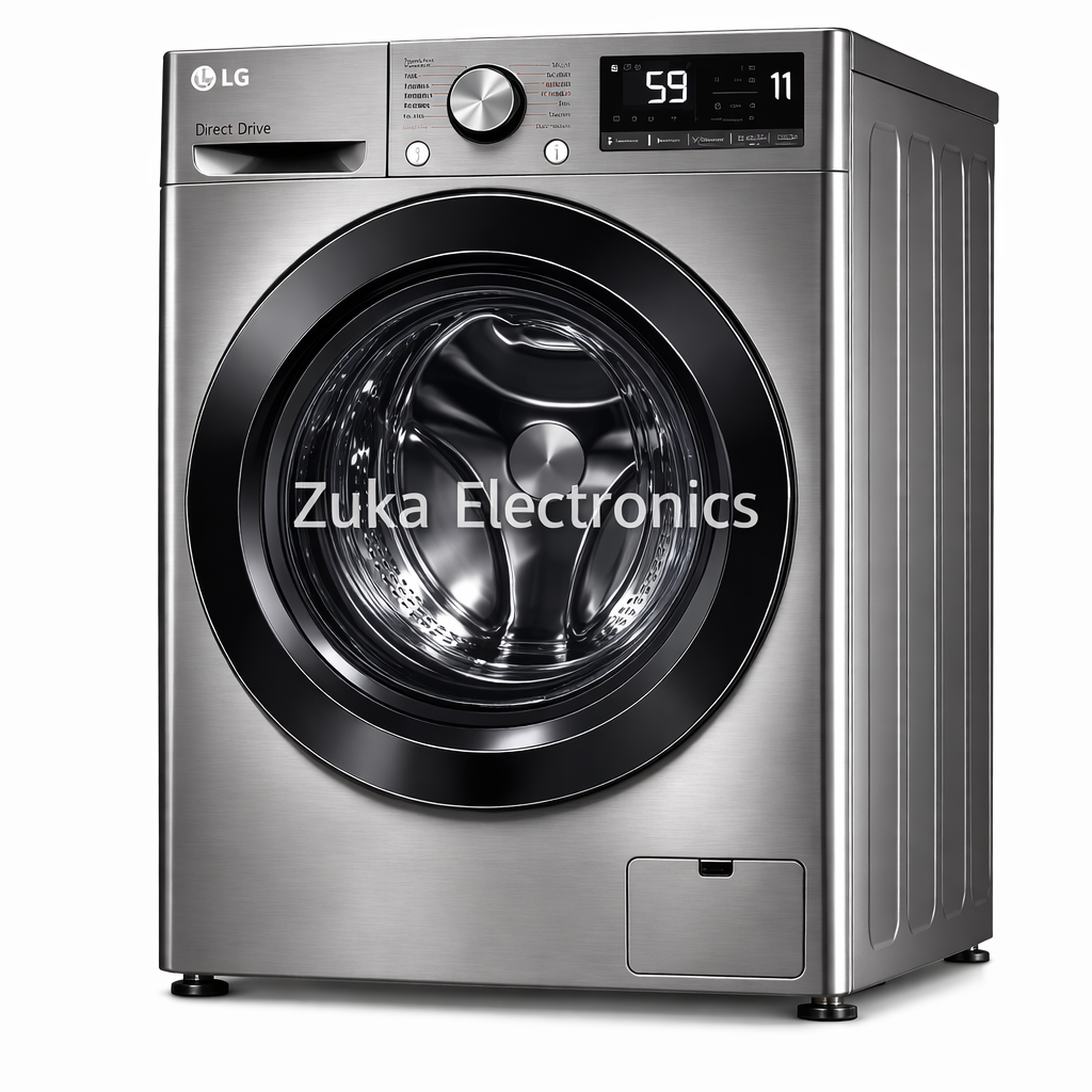 11.1 11KGS LG FRONT LOAD WASH & SPIN WASHING MACHINE - Image 1