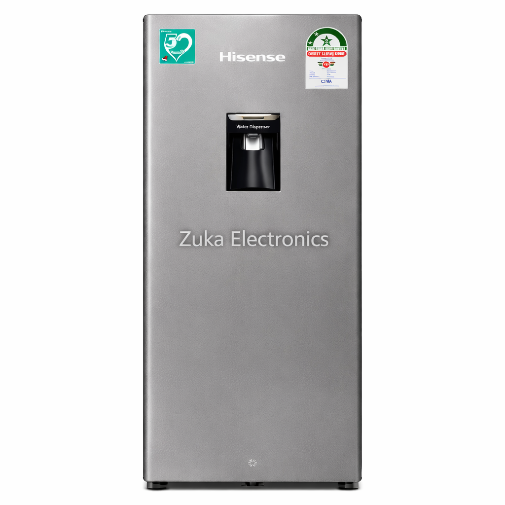 1760 176L HISENSE SINGLE DOOR FRIDGE+DISPENSER REF176DR - Image 1