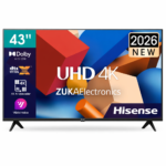 43" HISENSE SMART 4K UHD 43A6QKEN