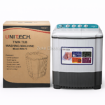 7.5KGS UNITECH TWIN TUB WASHING MACHINE WM-75 - Image 3