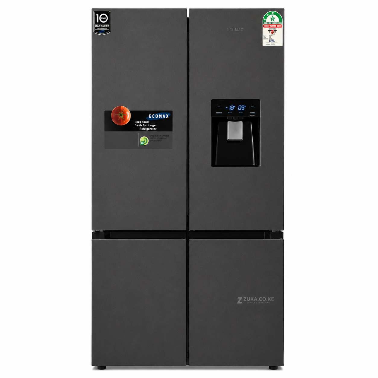 ECO506 506 LITRES ECOMAX 4-DOOR FRIDGE - Image 1
