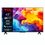 43" TCL SMART GOOGLE 4K 43V6D